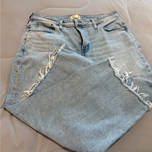 Madewell: The Curvy Perfect Vintage Wide-Leg Crop Jean - Picture 9 of 11